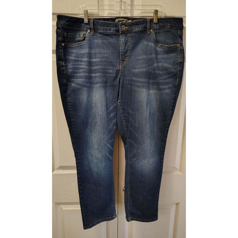 Torrid Boyfriend Straight Vintage Stretch Size 20S Denim Jeans